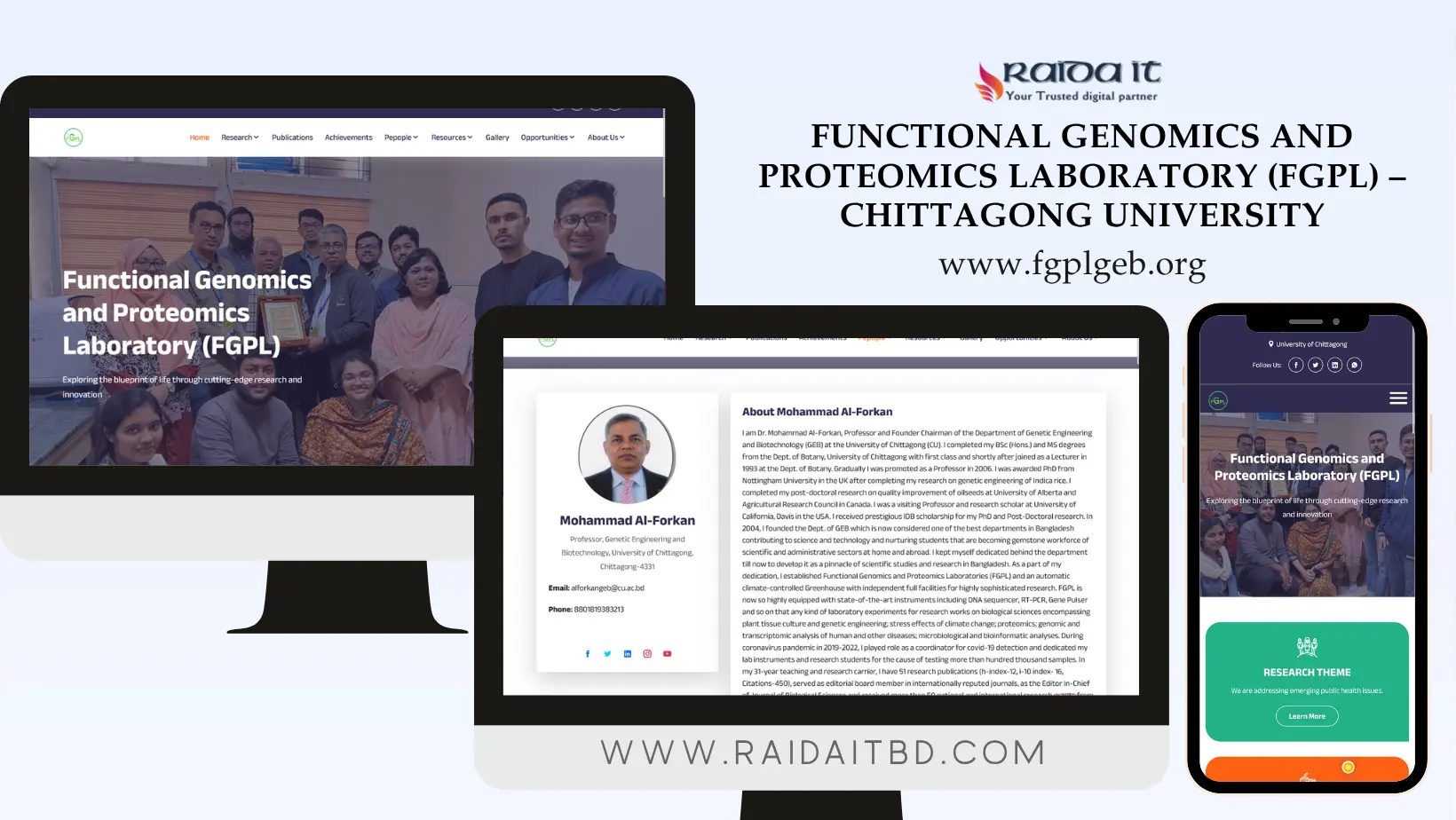 Functional Genomics and Proteomics Laboratory (FGPL) – Chittagong University